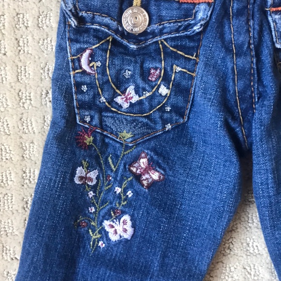 True Religion Girls Denim Bootcut Jeans LOT of 2 VINTAGE - Picture 5 of 7